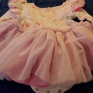 BABY GIRL LONG SLEEVE DRESS. 12-18M